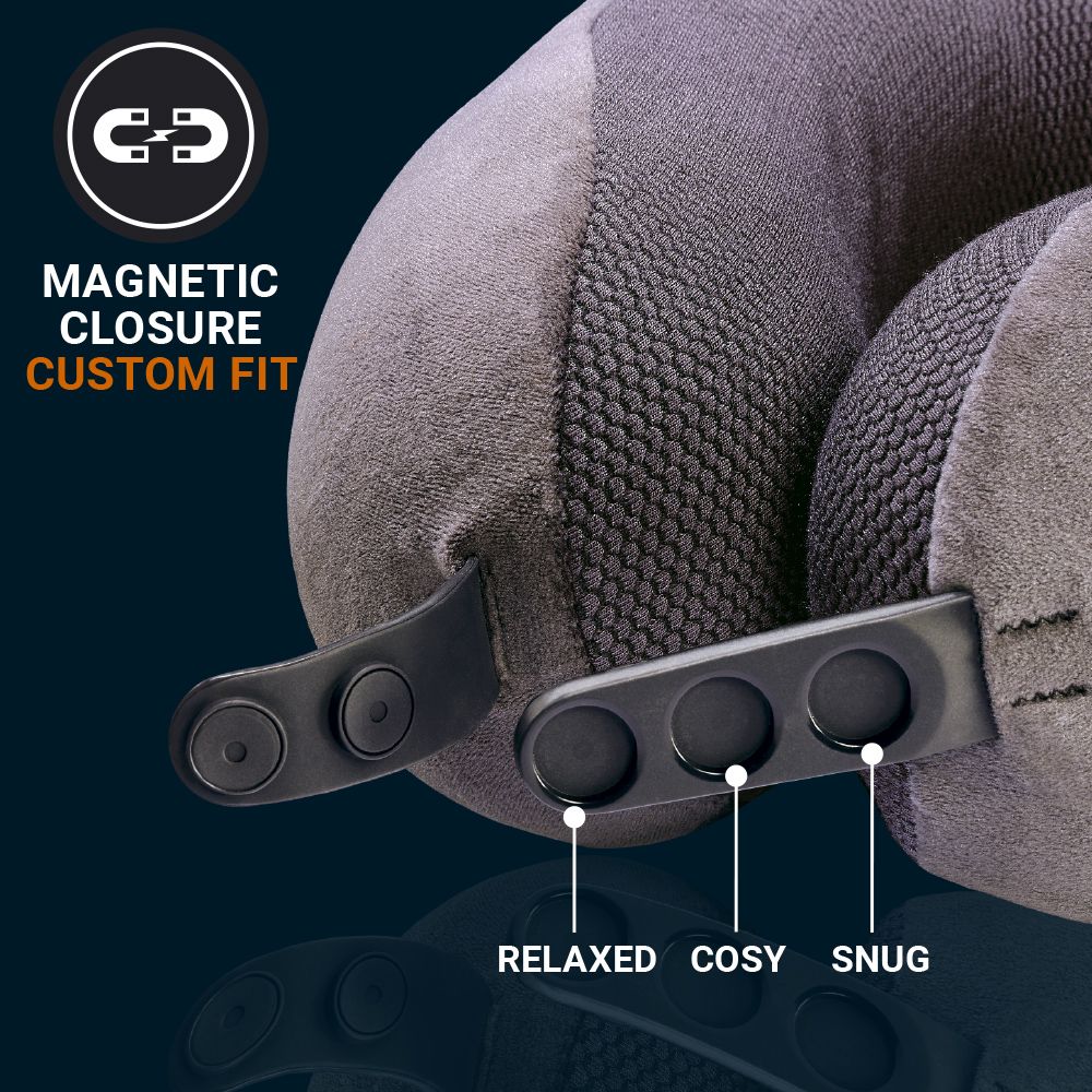 Magnetic closure for custom fit.