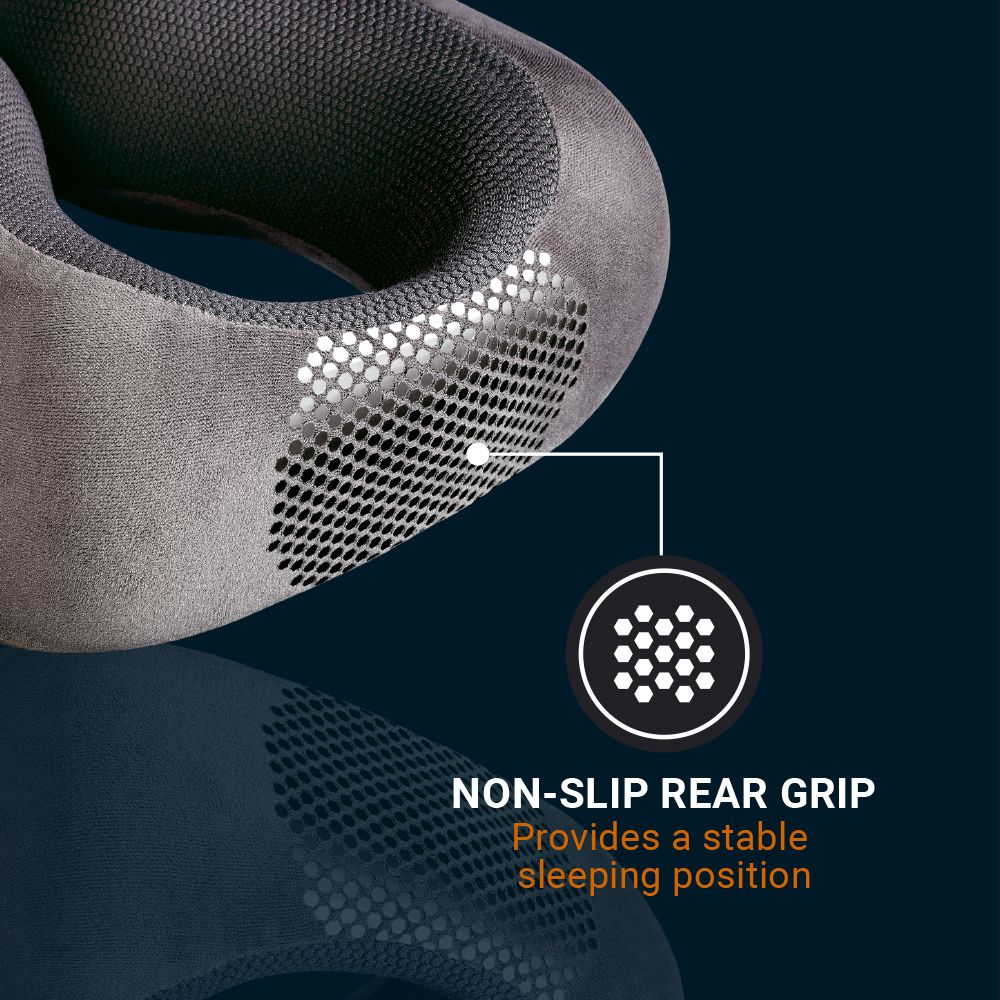 Non-slip rear grip provides a stable sleeping positions.
