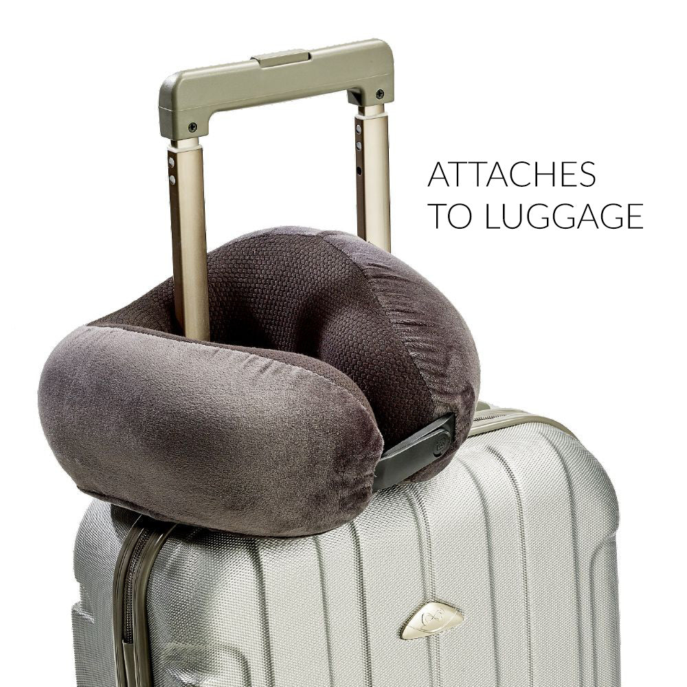 Attaches to luggage