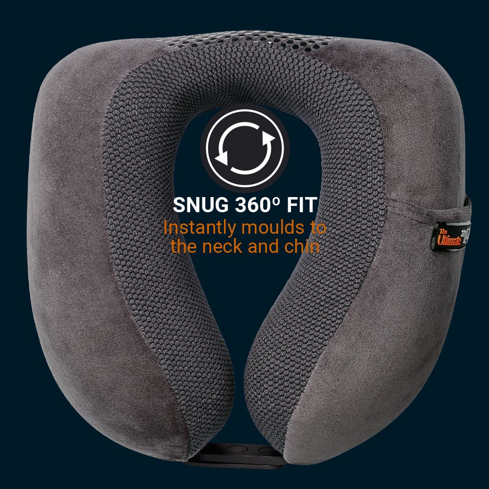 Snug 360 degree fit instantly moulds to the neck and chin