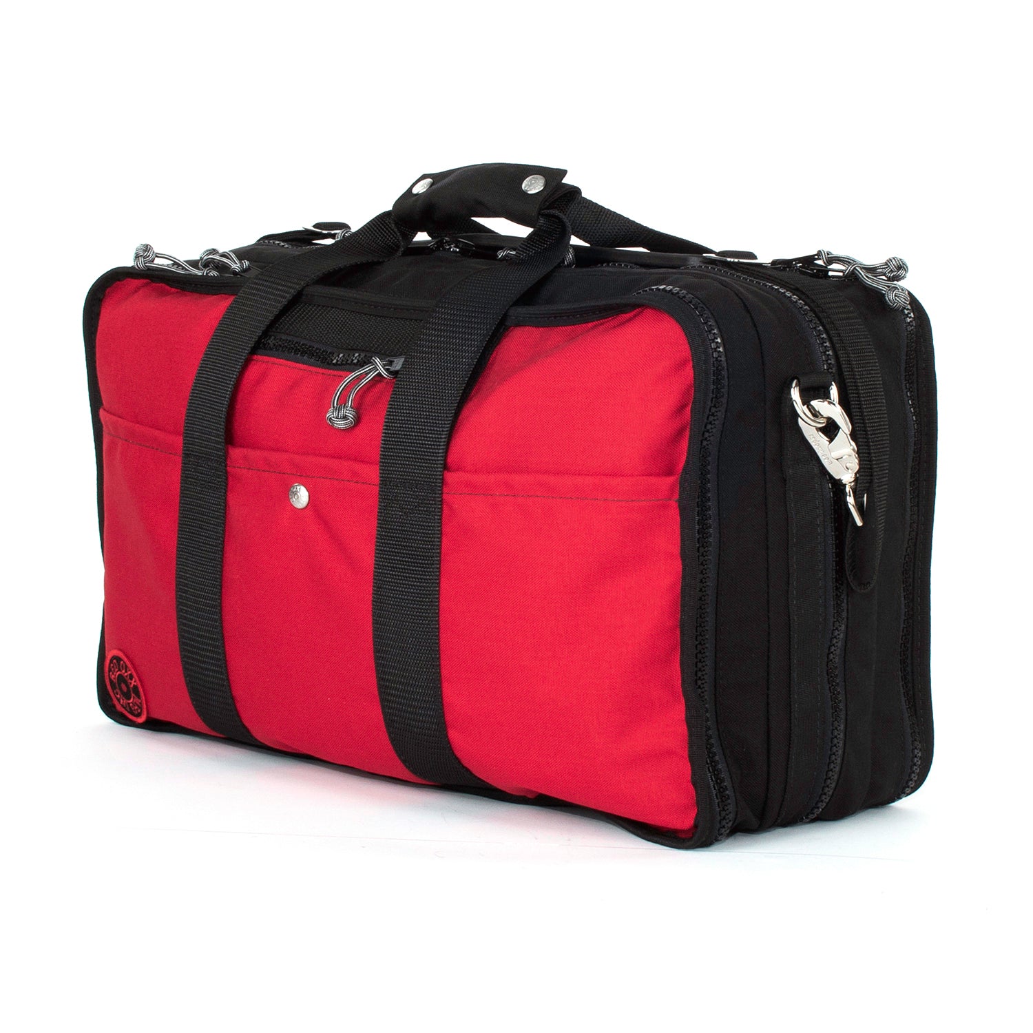 End view and side view with heavy duty hardware