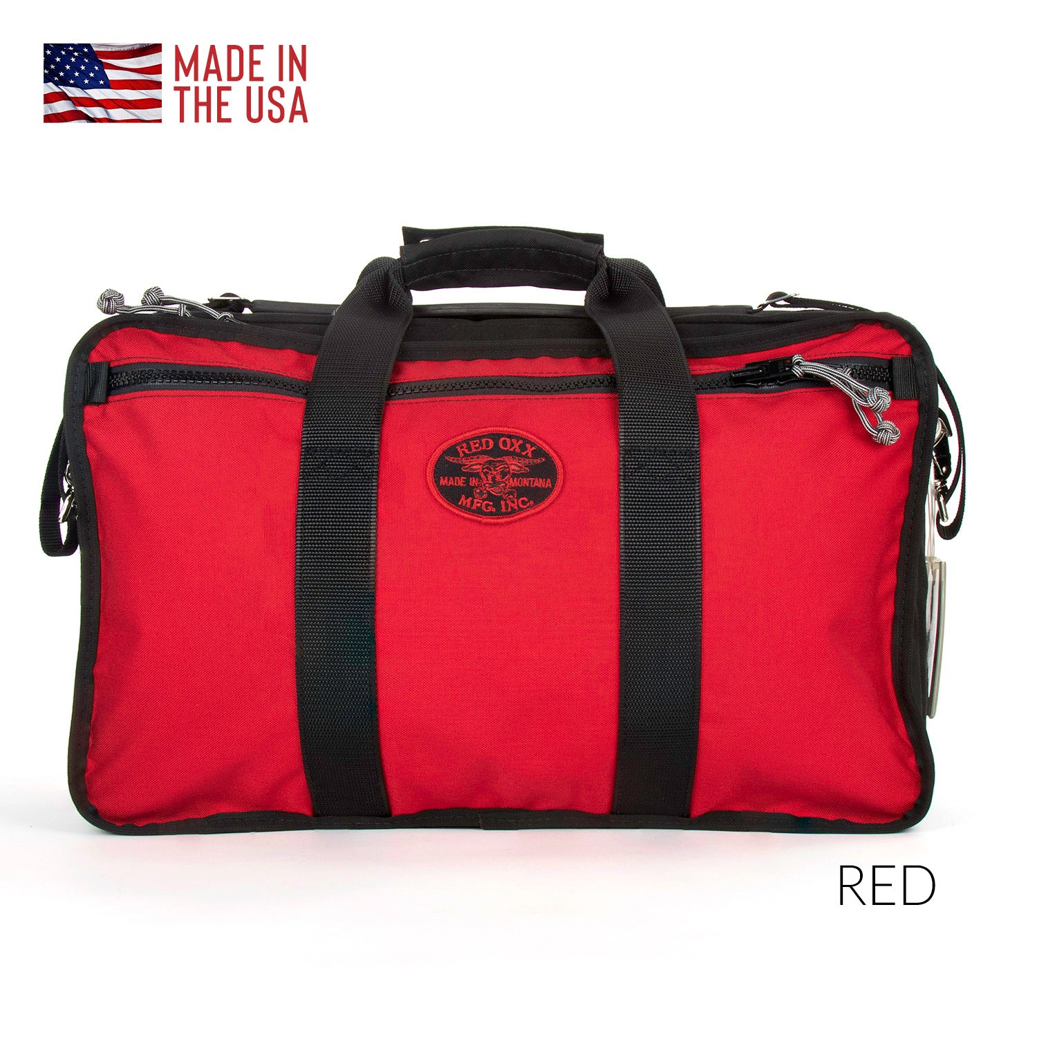 Airboss Carry on Duffel Bag in Red 