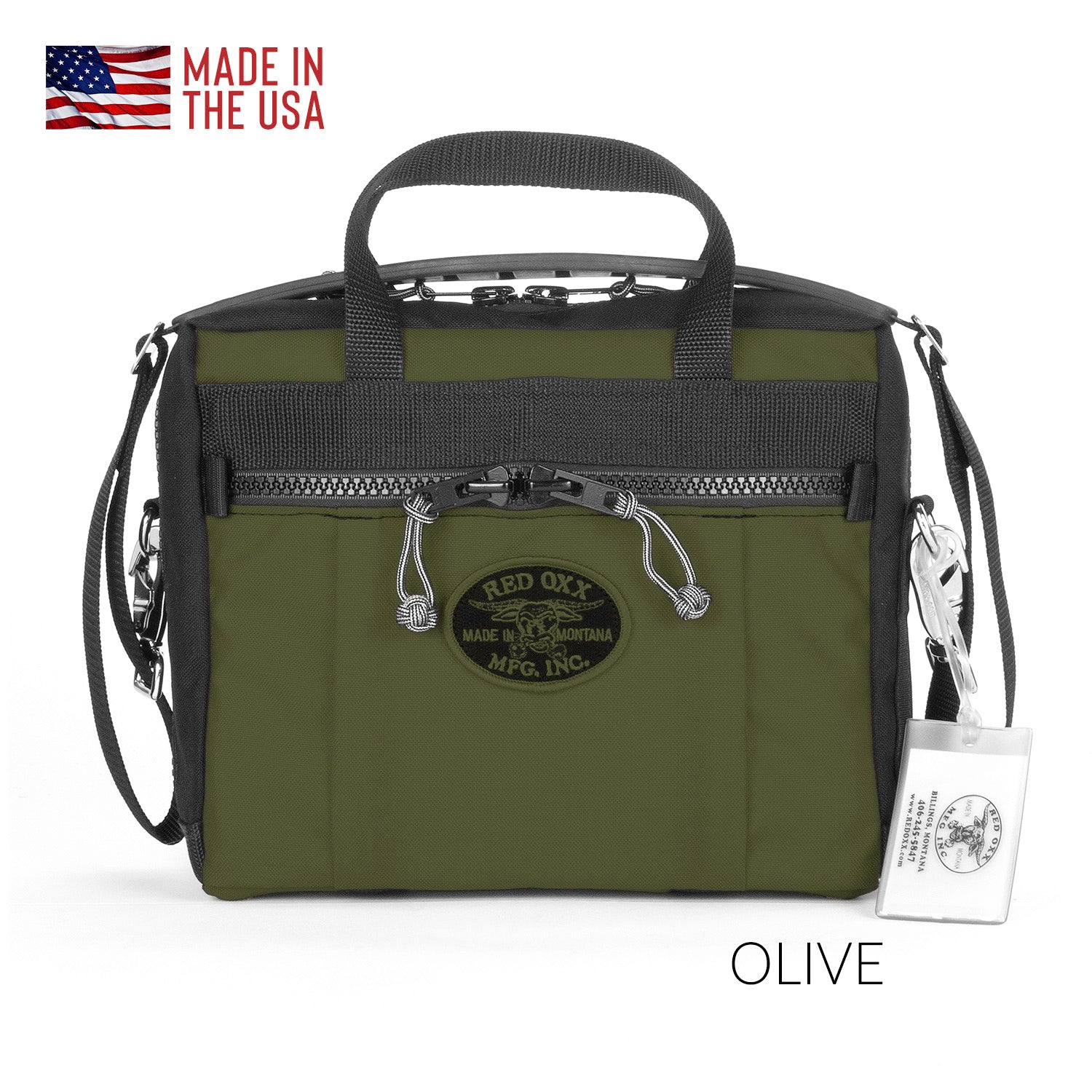 Olive - Nylon Tablet Briefcase