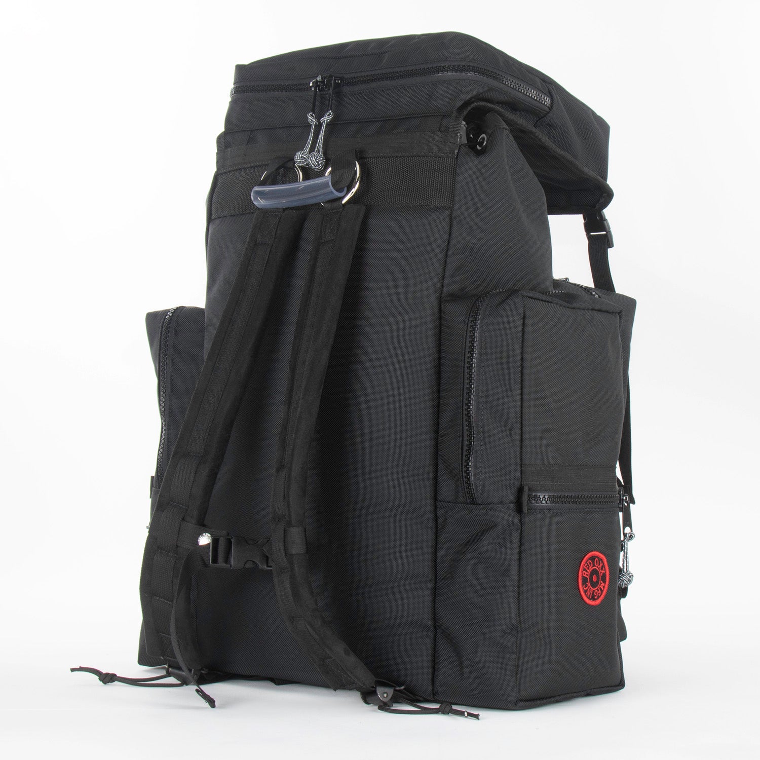  back right view of the Rail King Rucksack