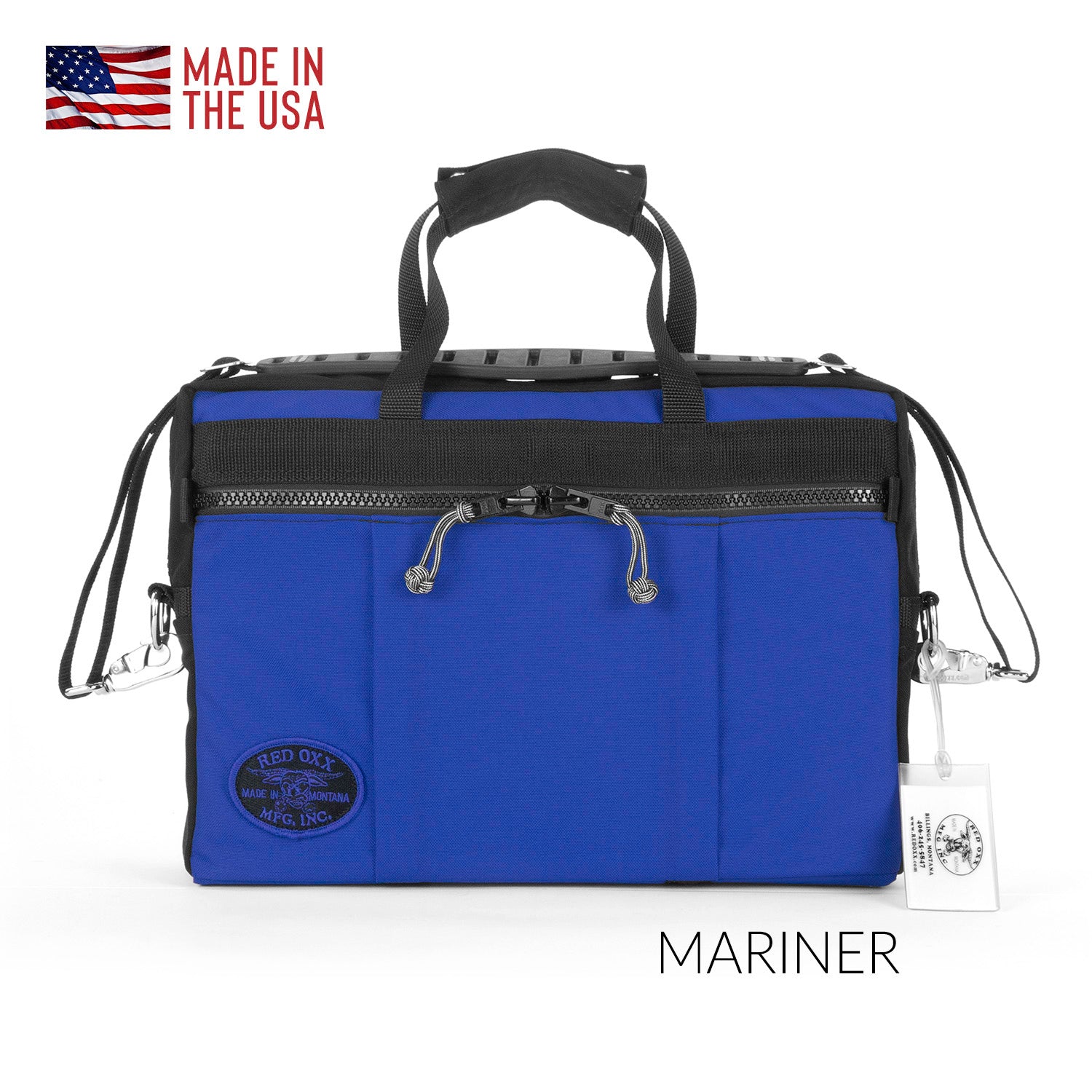 Red Oxx Metro Briefcase in Mariner