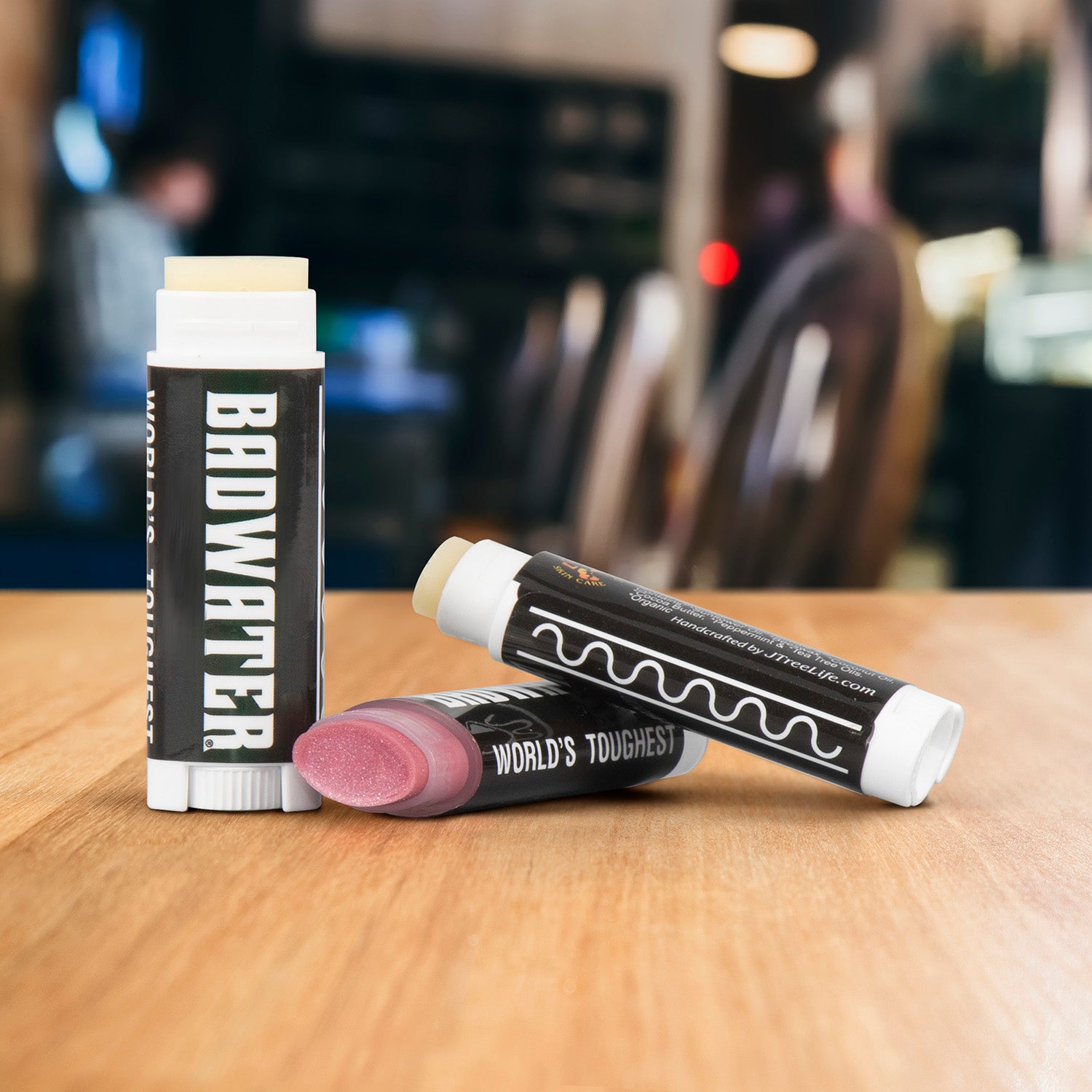 Three flavors, Desert Shimmer Octillo, Montana Huckleberry and Mountain Mint.