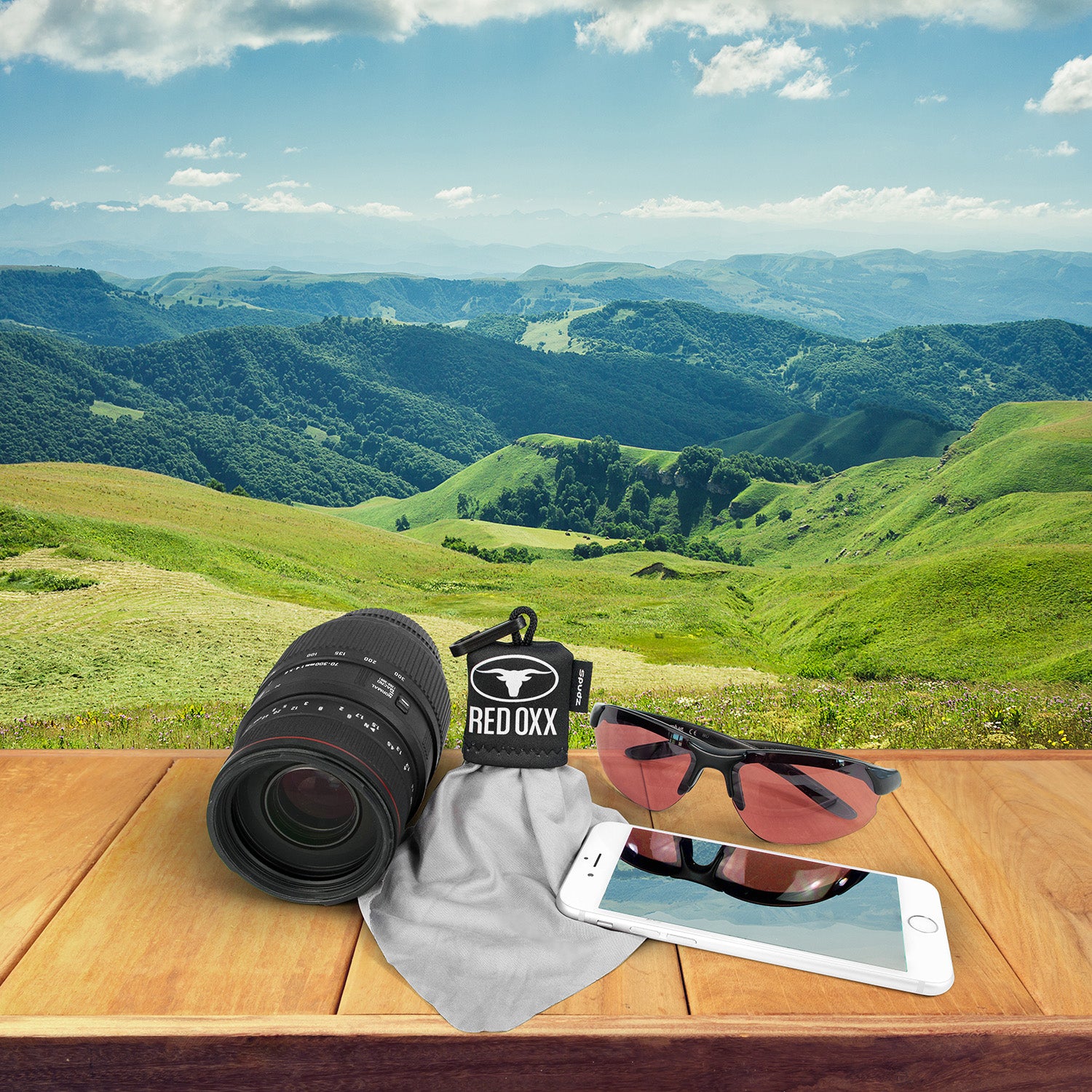 Keep you shades , lenses and phone clean.
