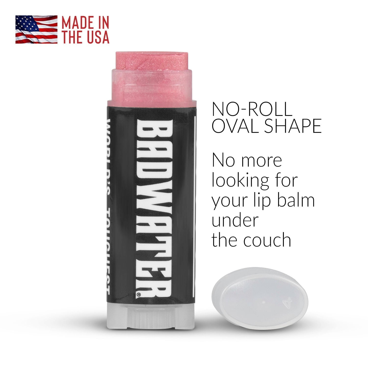 No roll oval shaped dispenser with cap.