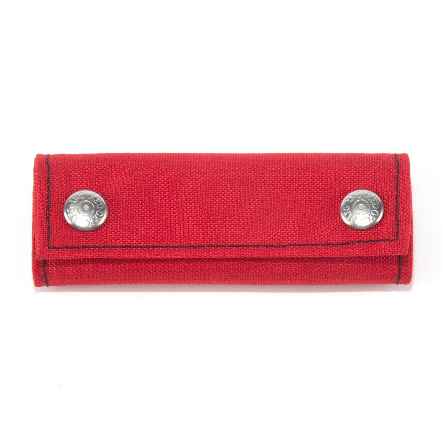 Fully closed with heavy duty stainless steel snaps.