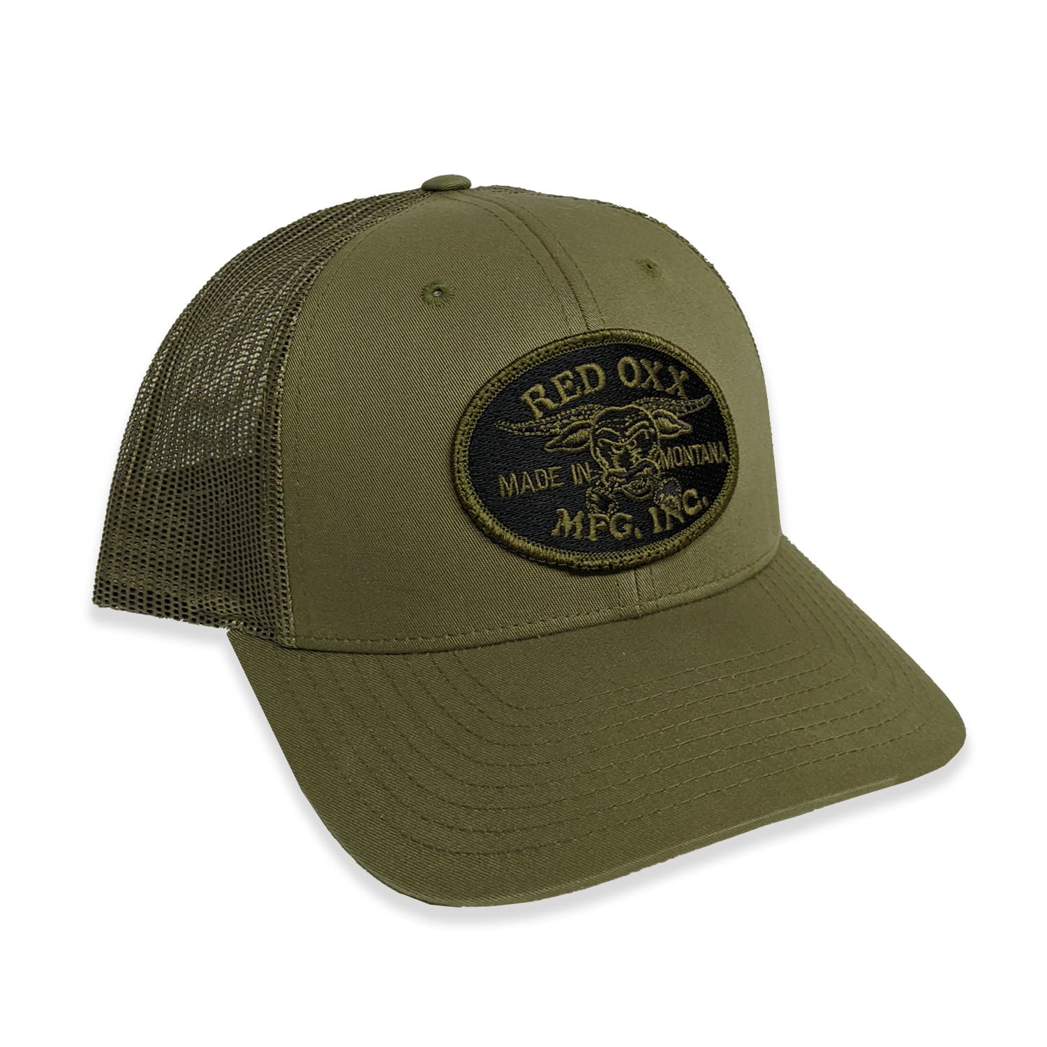 Red Oxx Safari Patch Hat