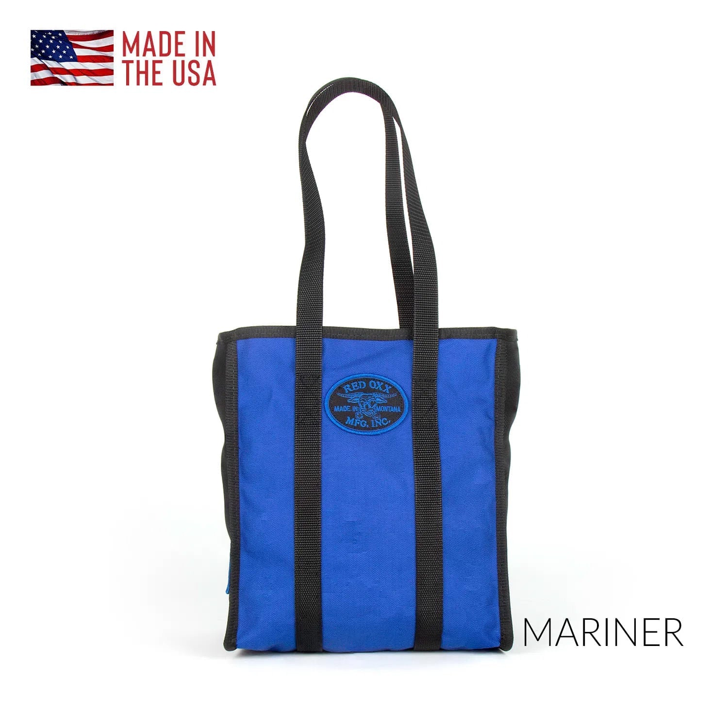 Small Blue Tote Bag - Ballistic Nylon, Made in America - Mariner