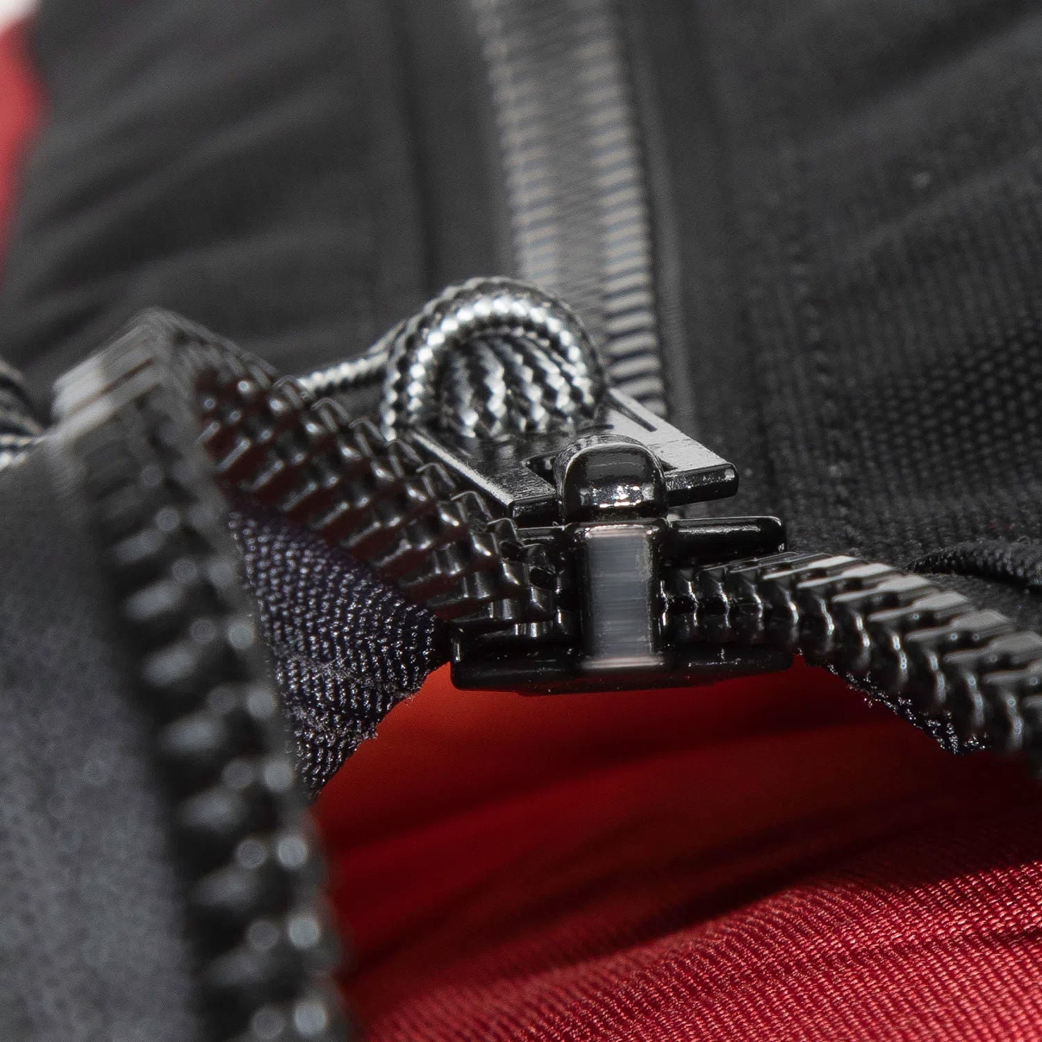 #10 YKK zipper close up.