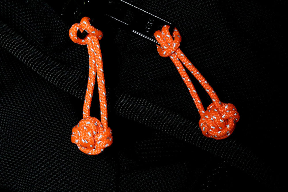 Monkey Fist Paracord Zipper Pulls - Multiple Colors (6 Pack)