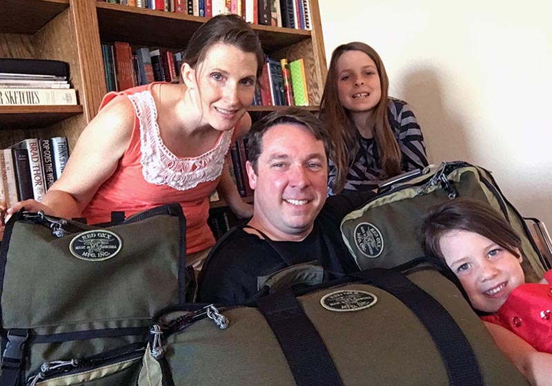 Carry-on Family Enjoys Having Bags in Hand During European Vacation