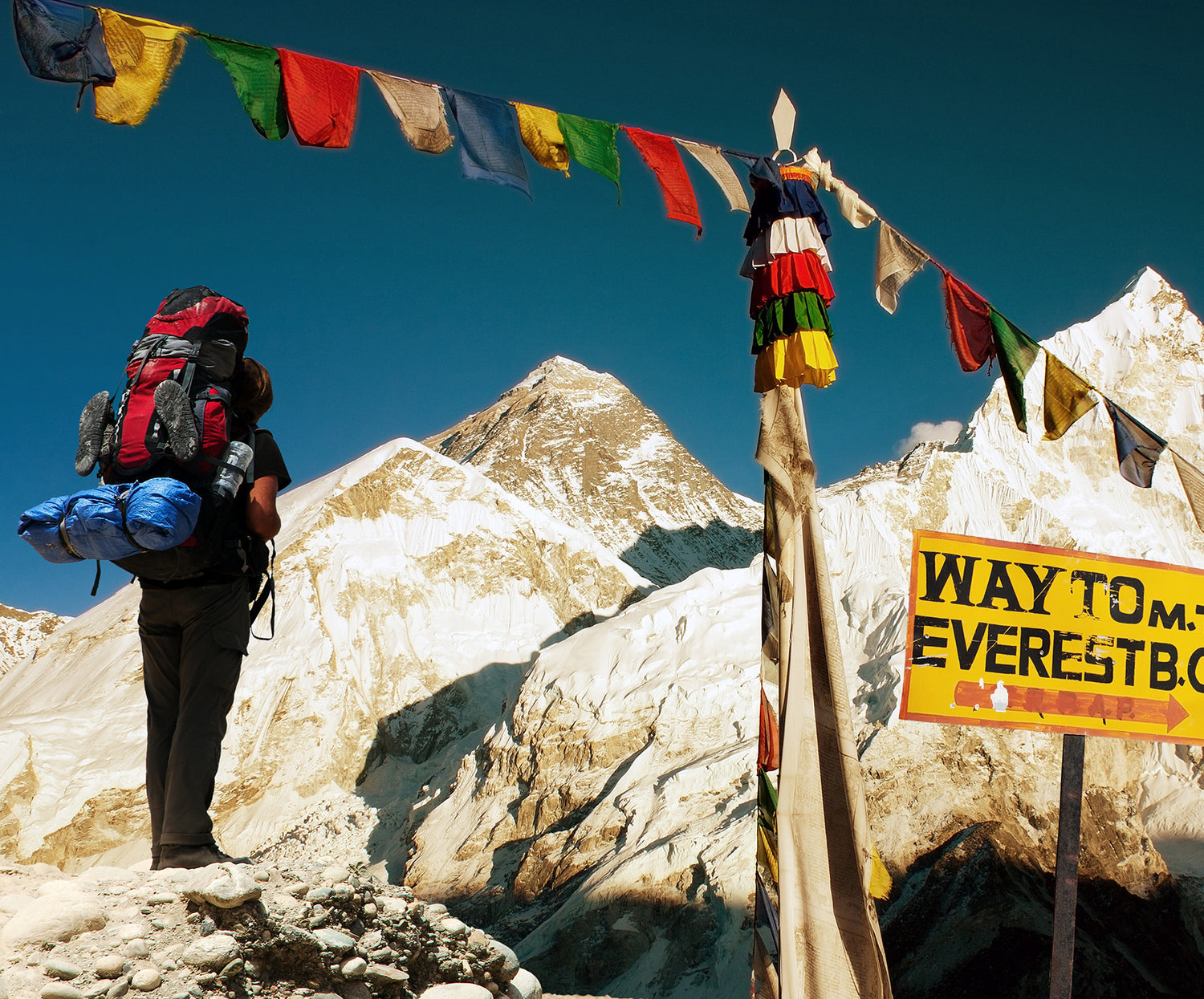 Rucksack Survives Trek to Everest Base Camp