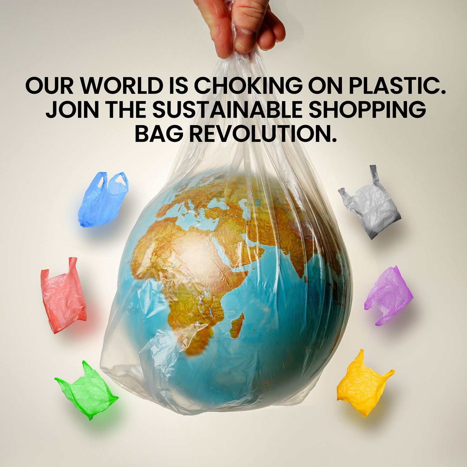 Our World is Choking on Plastic Grocery Bags – Join the Sustainable Shopping Bag Revolution