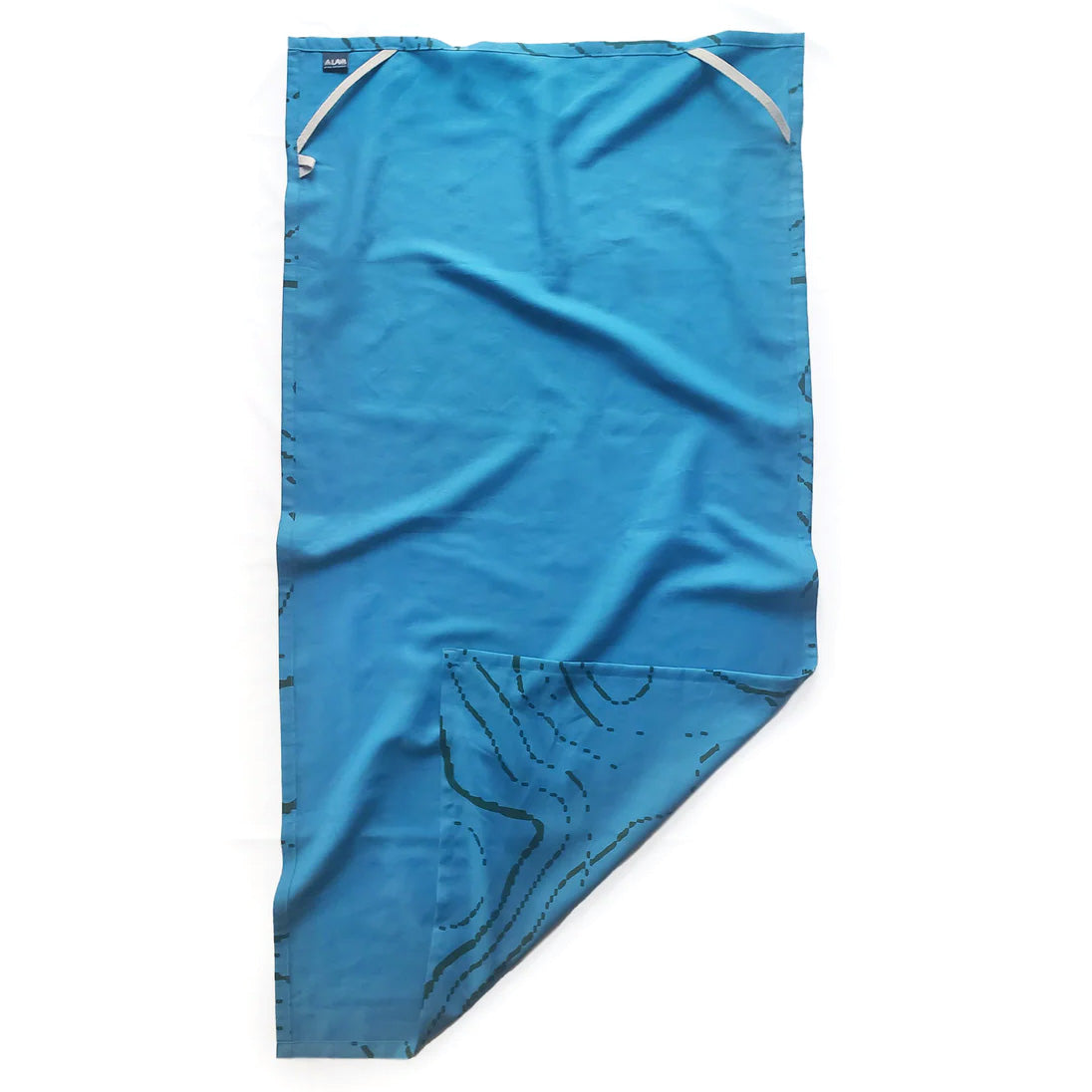 Quick dry travel towel back view