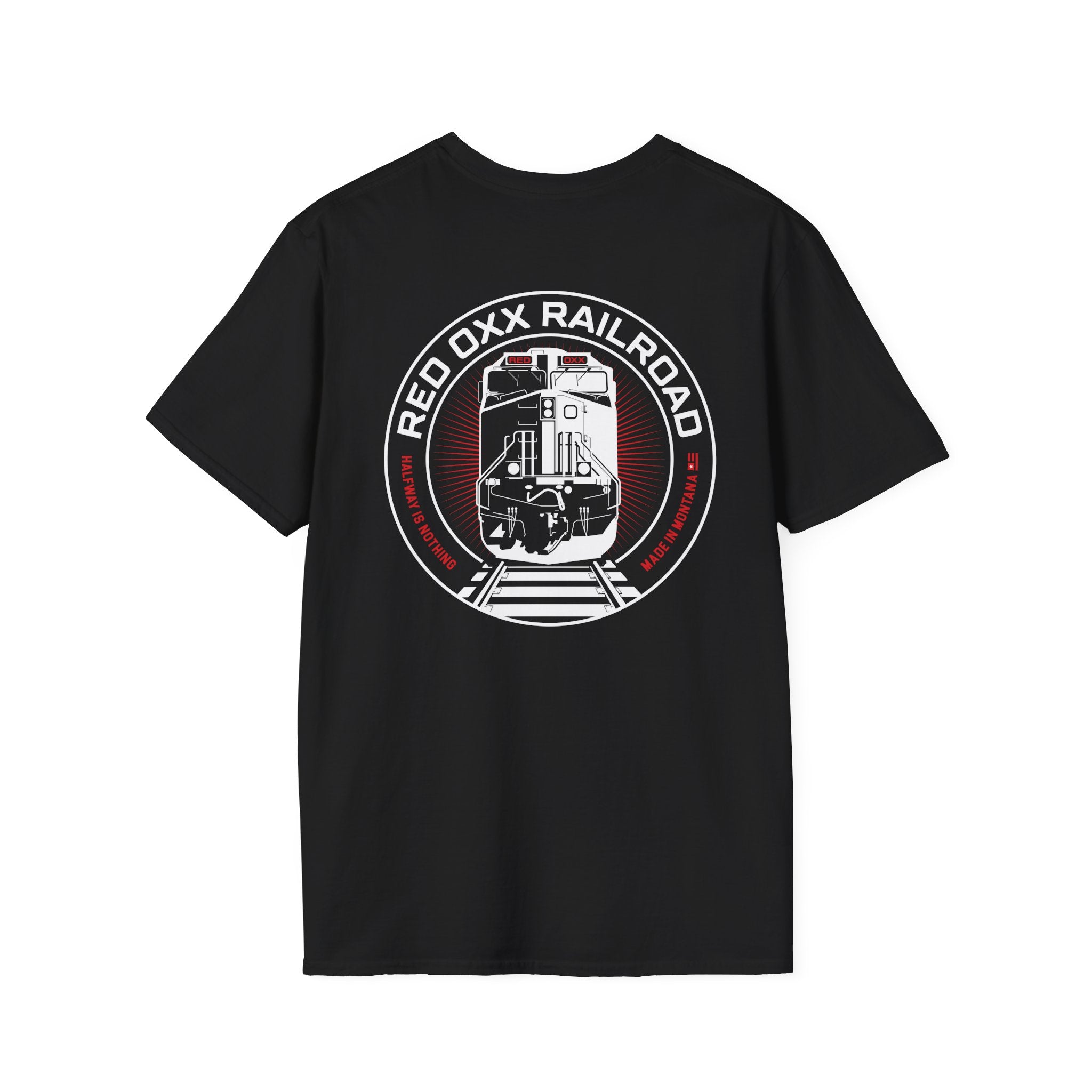 Red Oxx Railroad Locomotive-Shirt