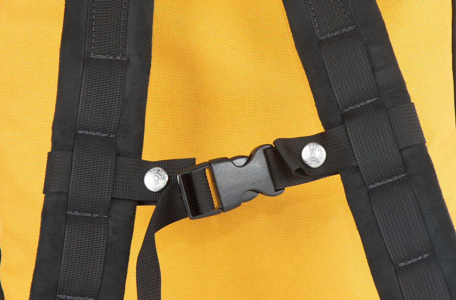 Chest strap is adjustable. 