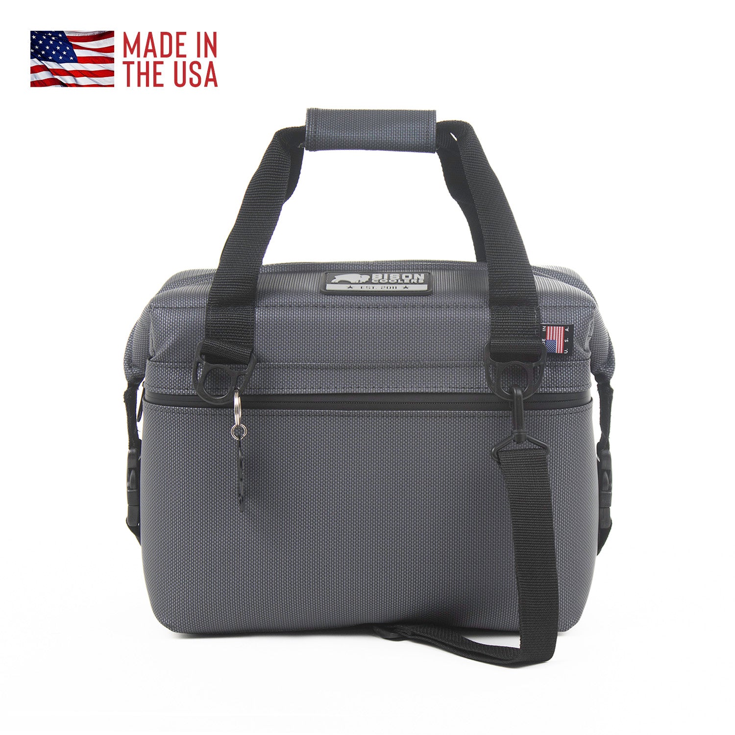 Bison 12 can XD series soft sided cooler.