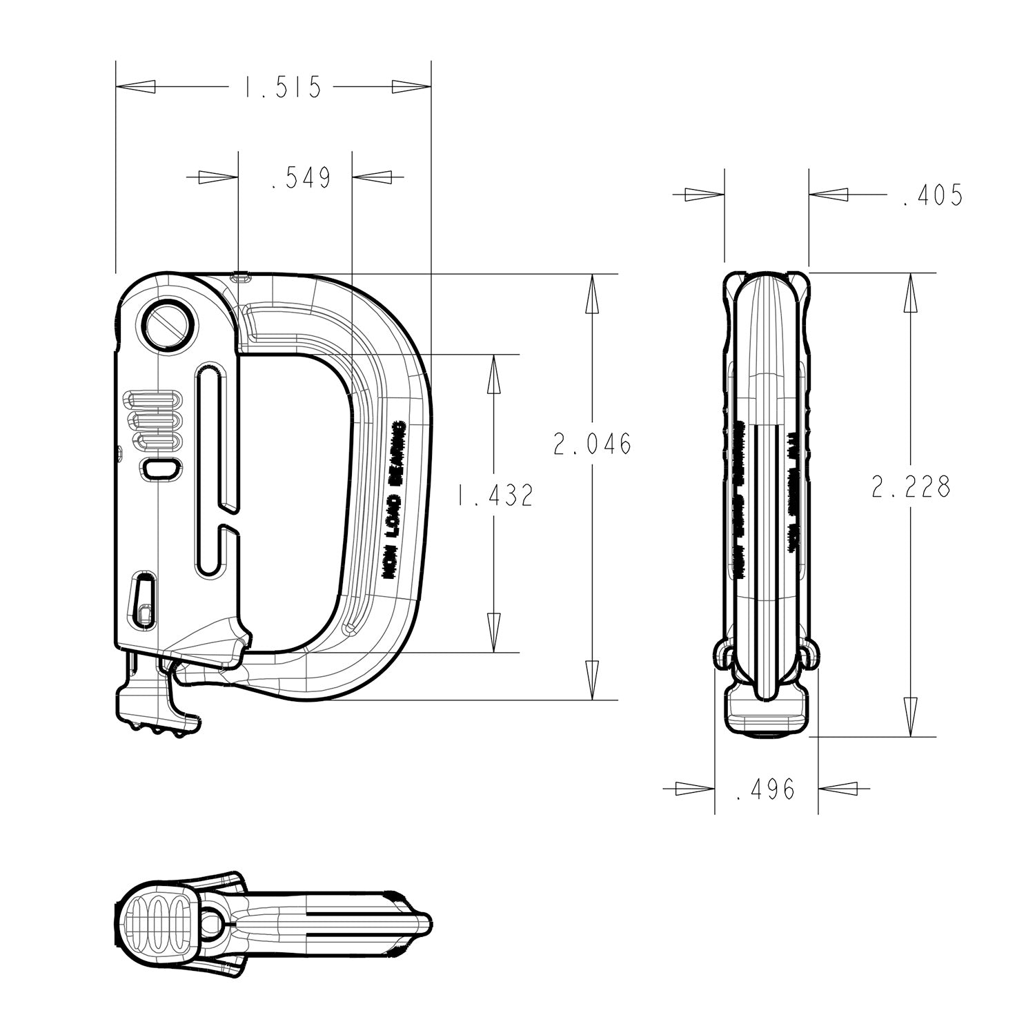 GrimLoc Tactical Locking D-Ring