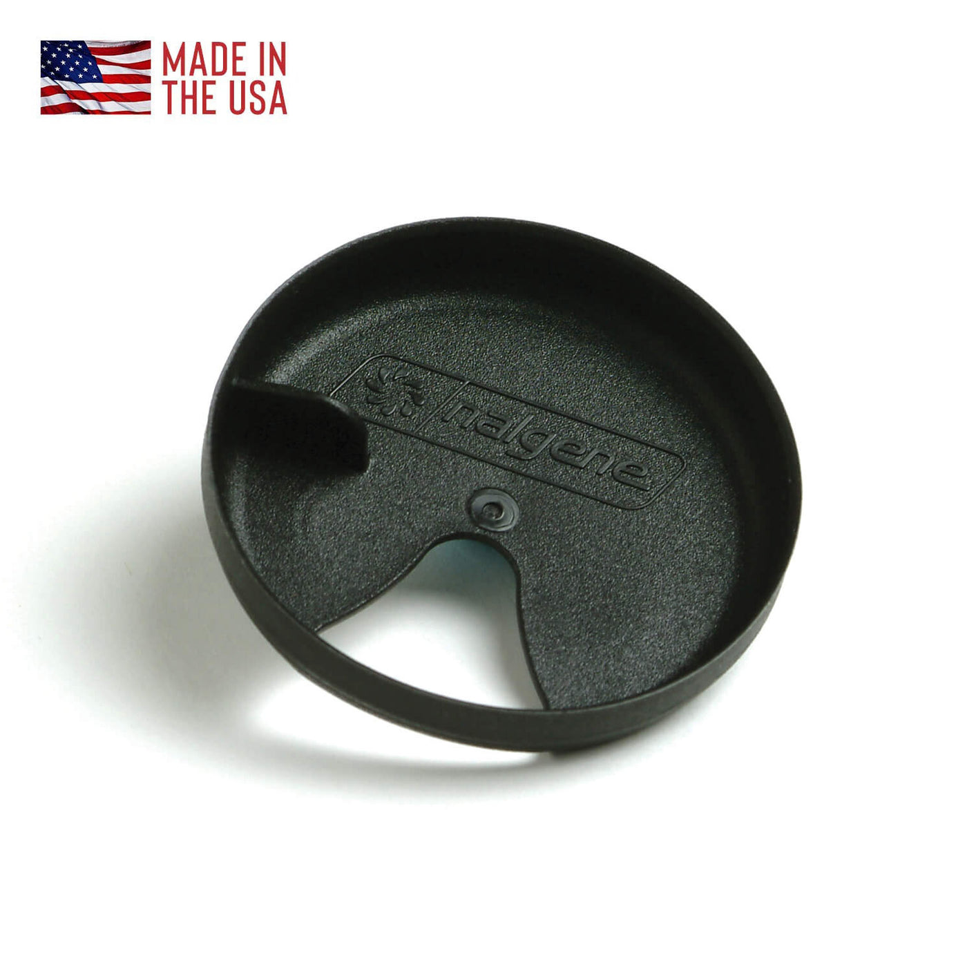 Nalgene Easy Sipper Wide Mouth Splash Guard Water Bottle Drink Cap in Black