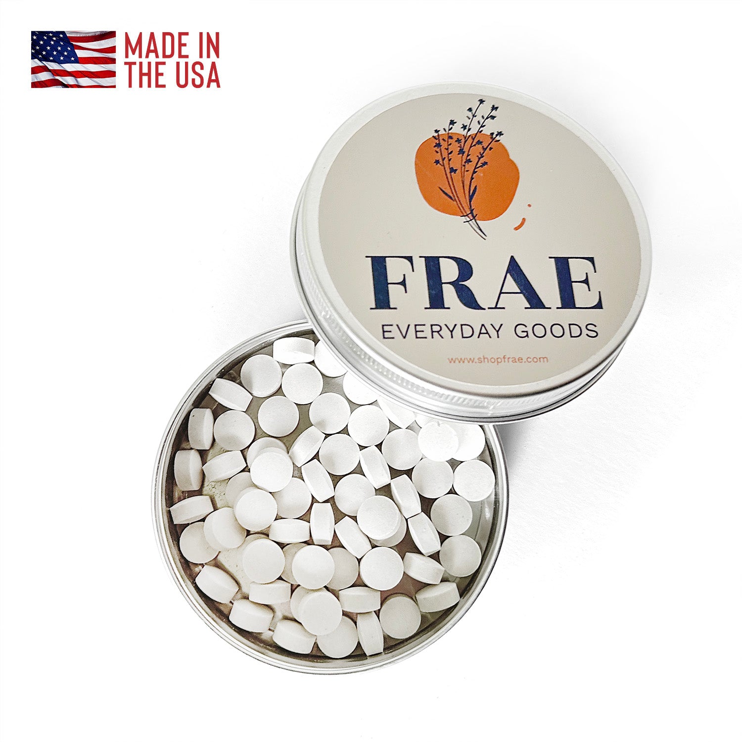 Toothpaste Tabs - With Refillable Tin