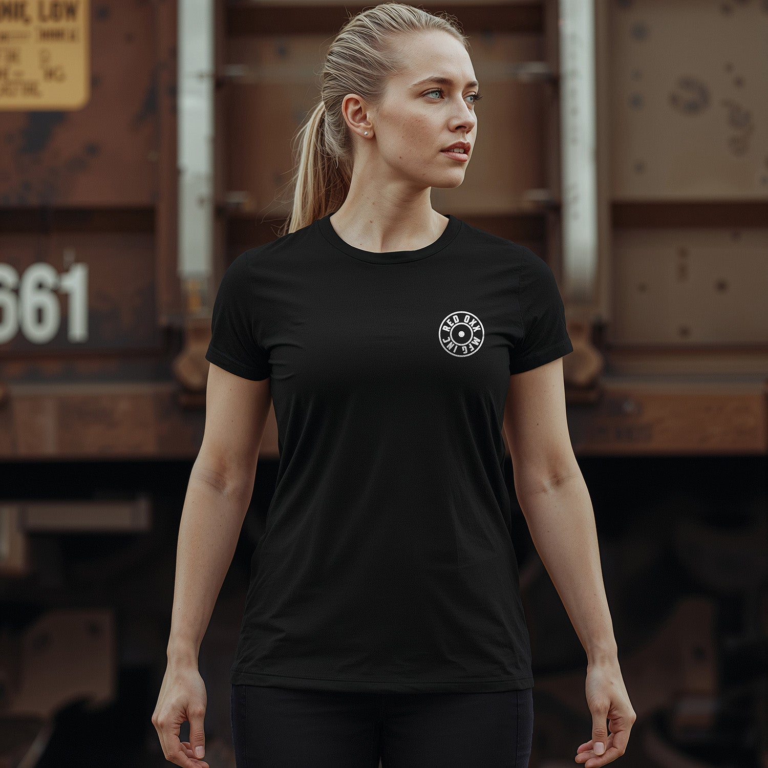 Red Oxx Railroad Locomotive-Shirt