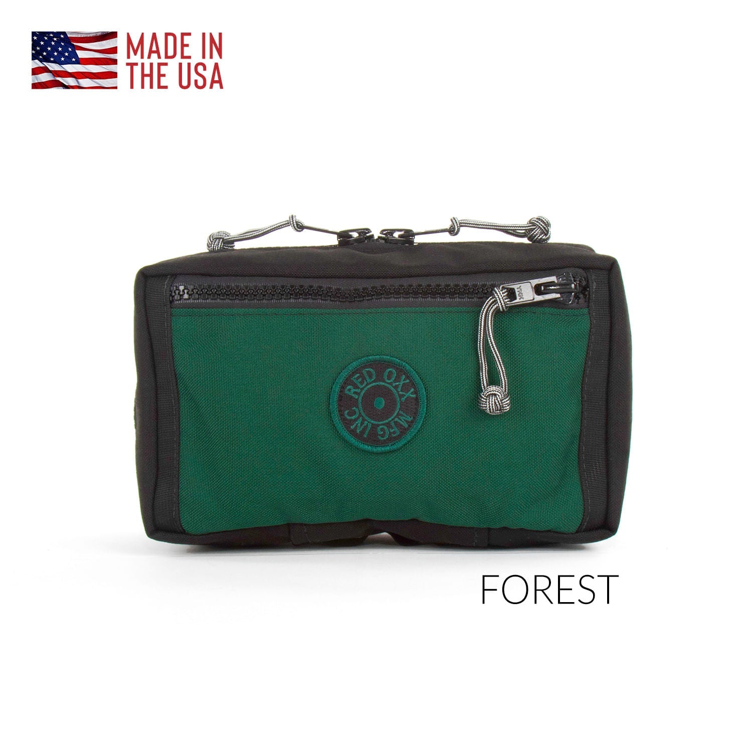 Large Dual Mesh Purse Organizer, Forest