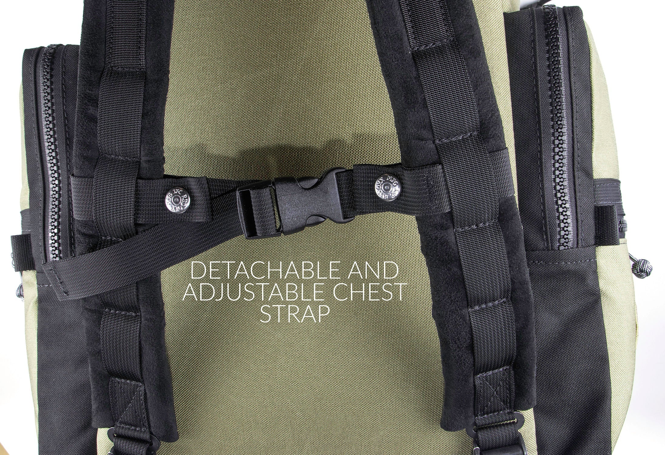 Chest or sternum strap - detachable , adjustable 