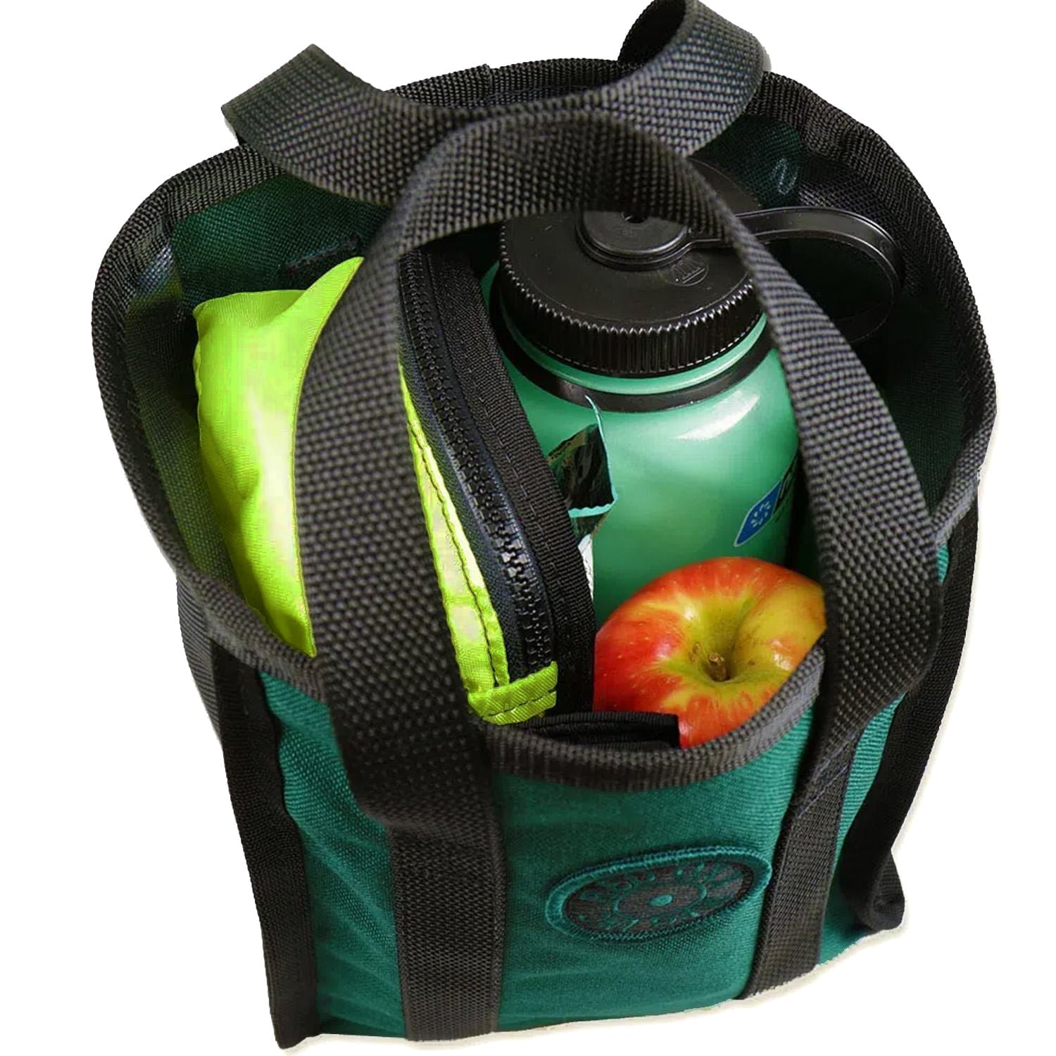 Minit tote with lunch items.